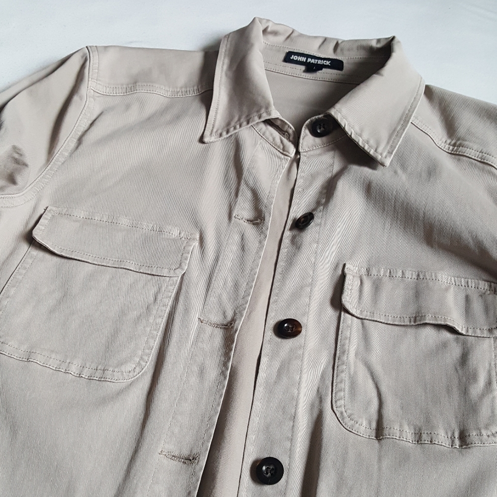 John Patrick Cotton Utility Jacket - image 3